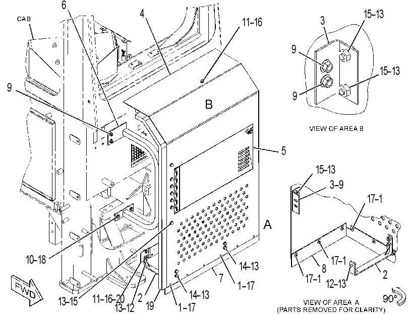 KIT-ACCESS COVER GP 3438895 CAT