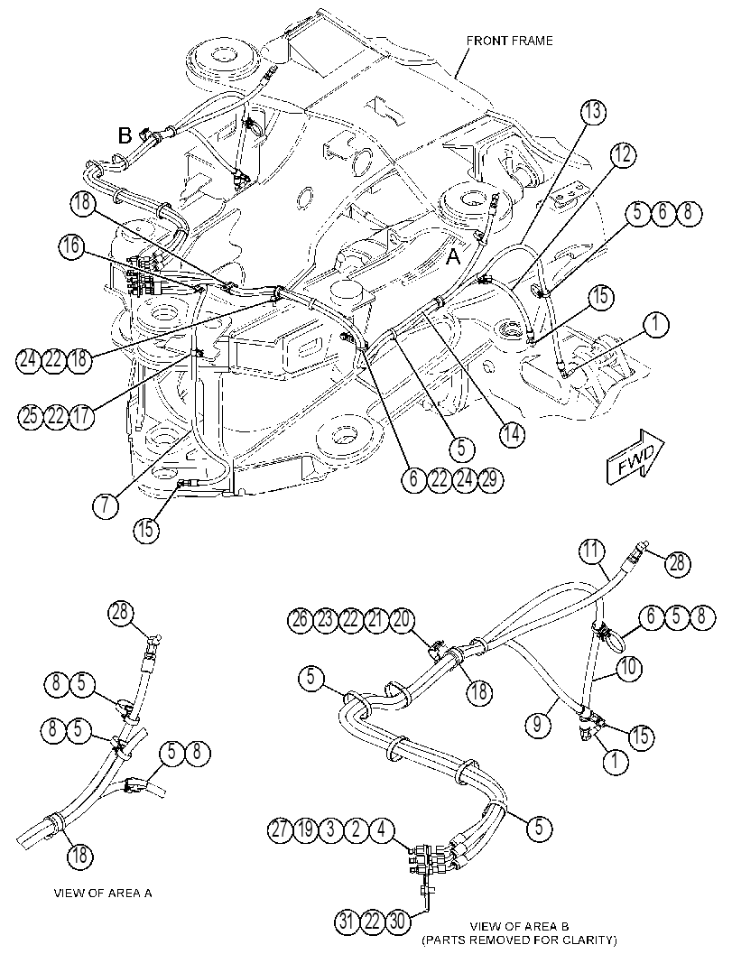Трубопроводы смазки 3810038 CAT