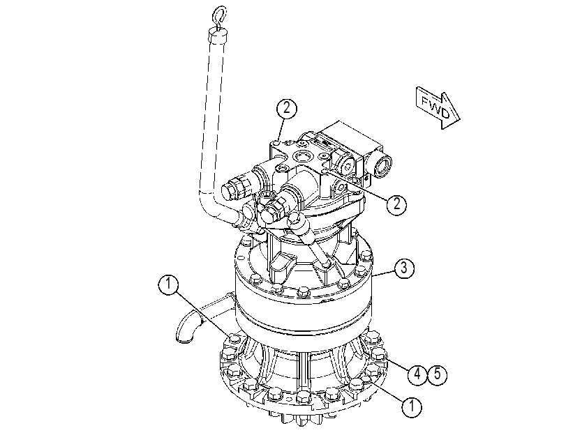 DRIVE & MTG GP-SWING 4412536 CAT
