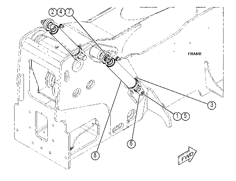 CYLINDER & MTG GP-WORK TOOL 4510641 CAT