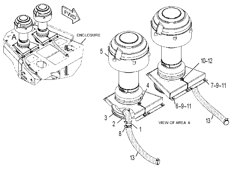 PRECLEANER AR 3733608 CAT