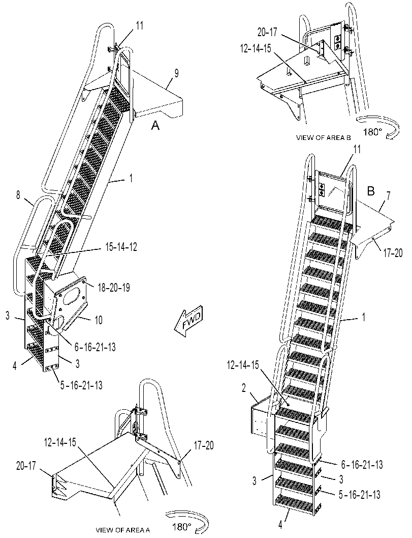 STAIRWAY GP 4323841 CAT