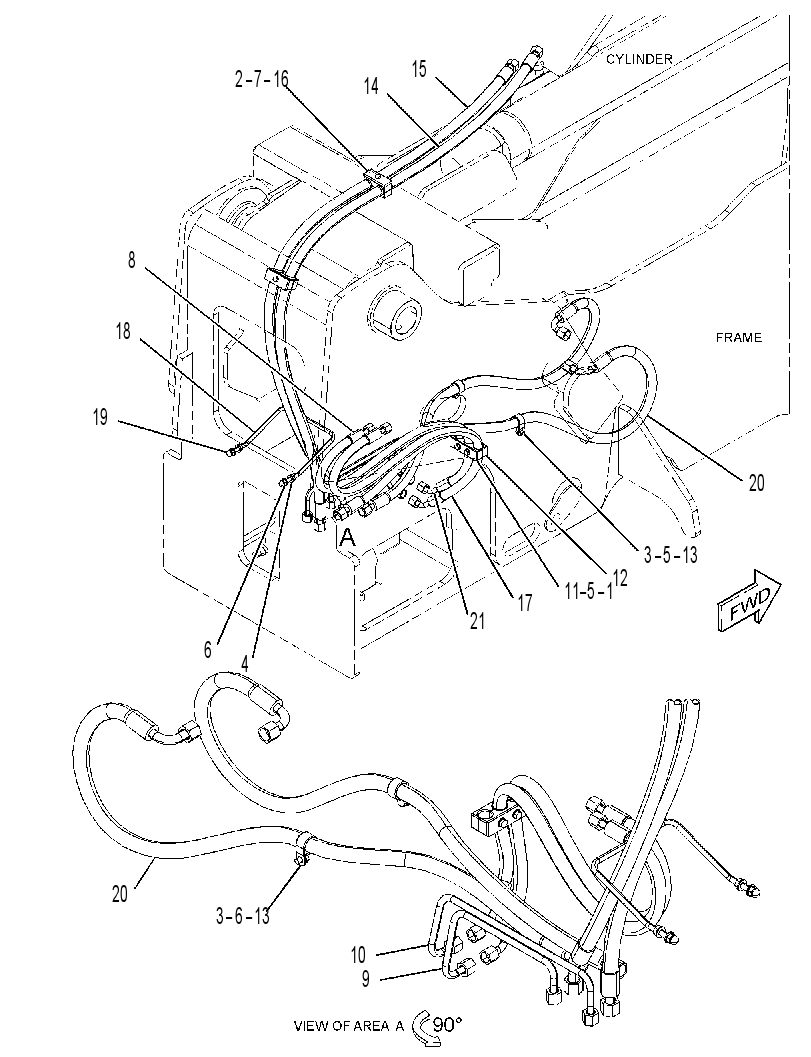 LINES GP-CHASSIS 4402943 CAT