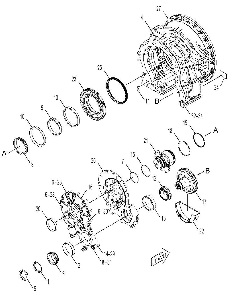 HOUSING GP-TORQUE CONVERTER 4221816 CAT
