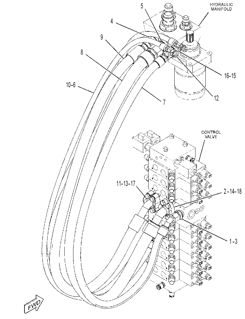 LINES GP-ROTATOR 4415988 CAT