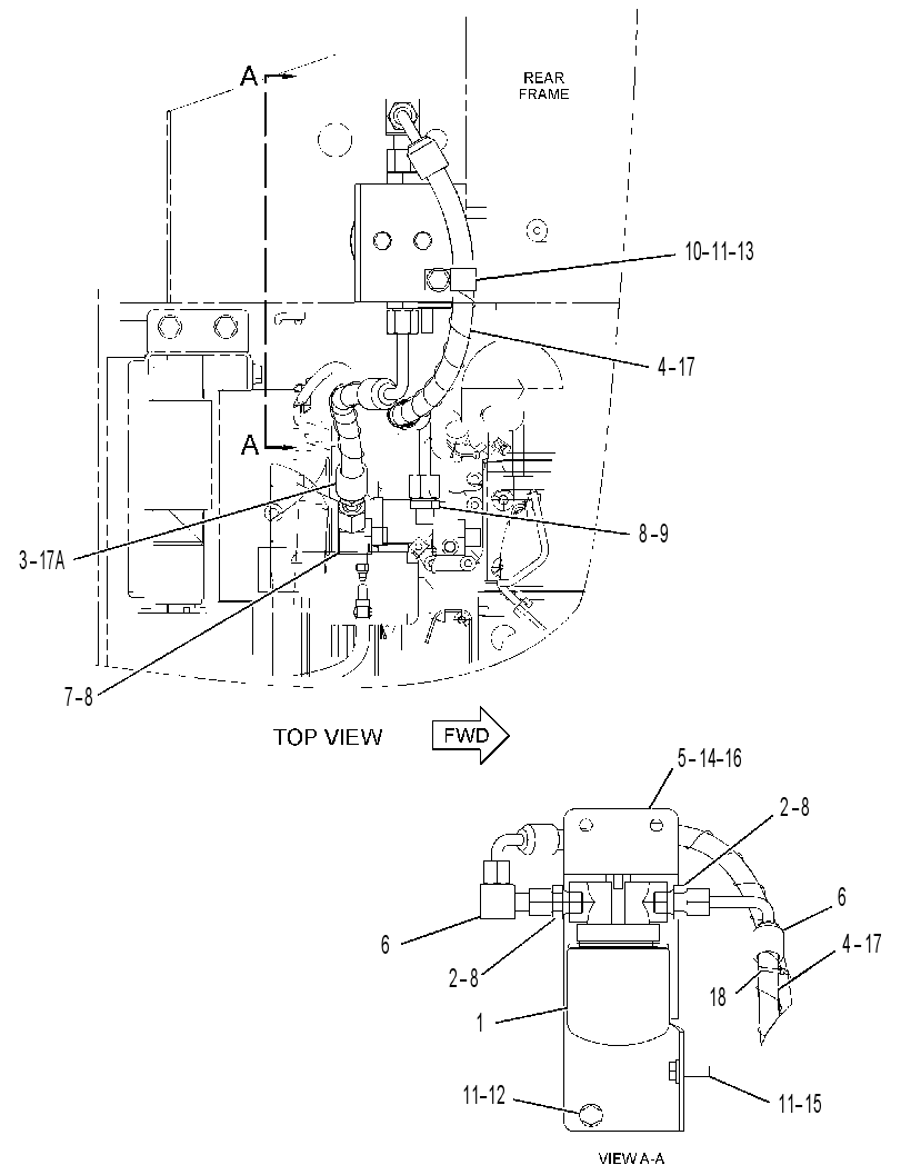 FILTER & LINES GP-ENGINE OIL 3967781 CAT