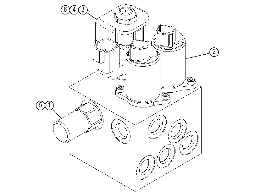 MANIFOLD & SOLENOID GP-CONTROL 3958051 CAT