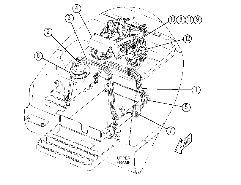 MOUNTING GP-DEF TANK 3688307 CAT