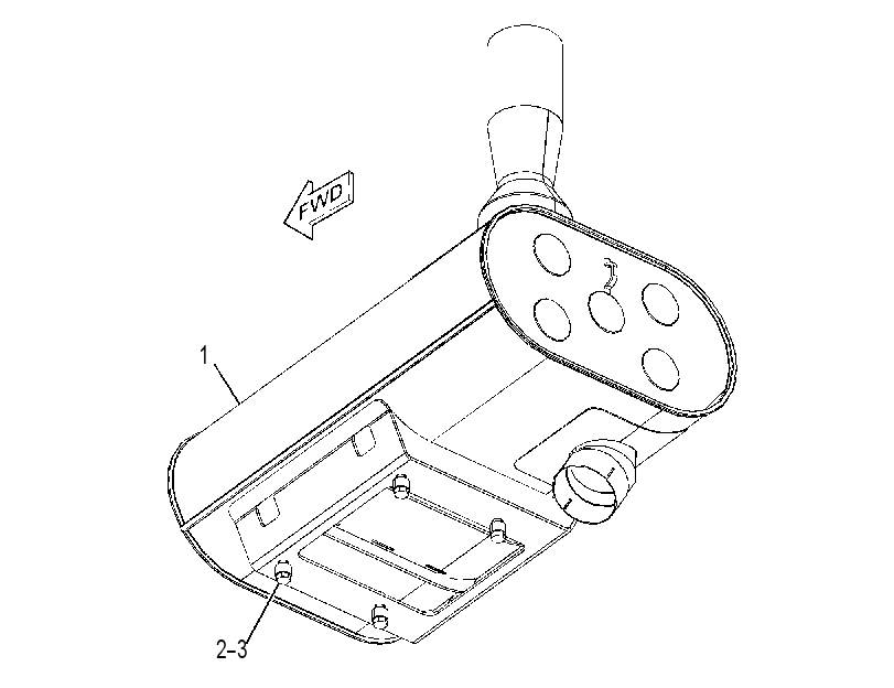 MUFFLER & MOUNTING GP 3925212 CAT