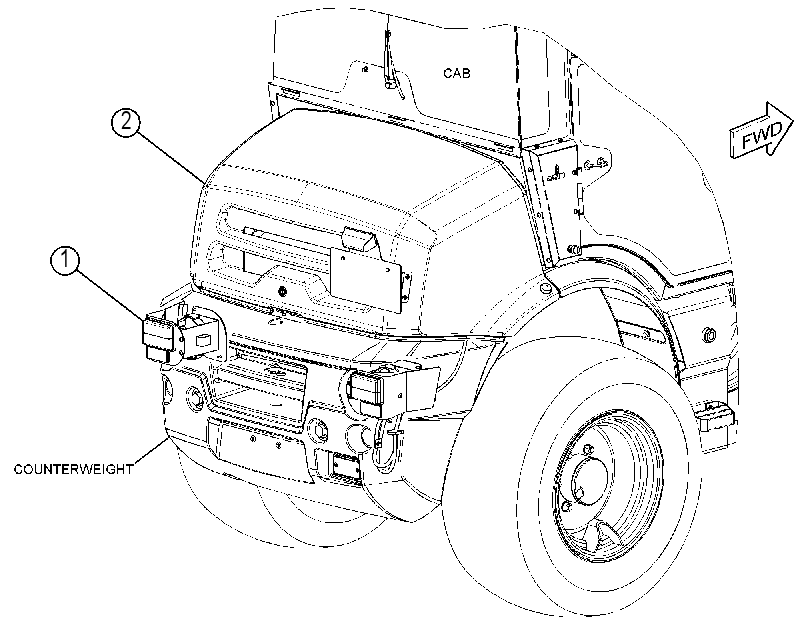 HOOD & LIGHTING GP 4467900 CAT