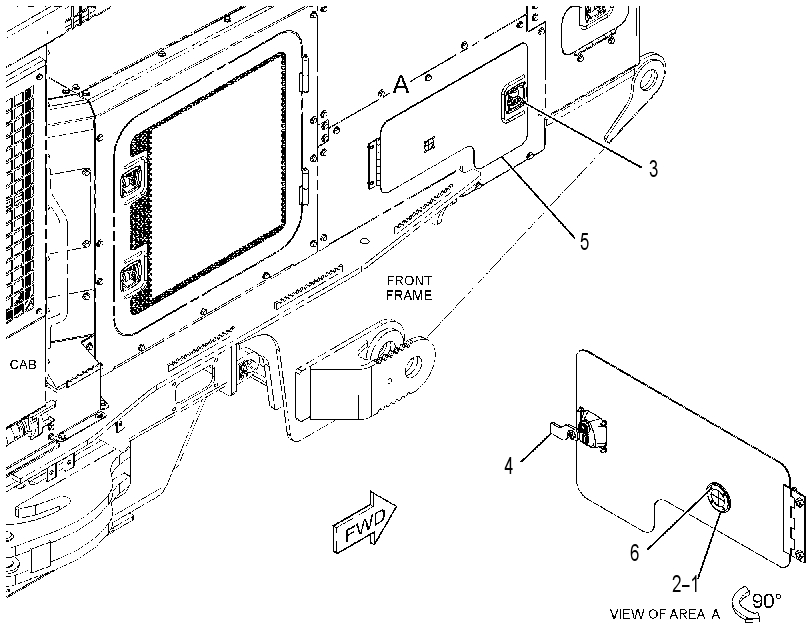 DOOR GP-HOOD 4245705 CAT