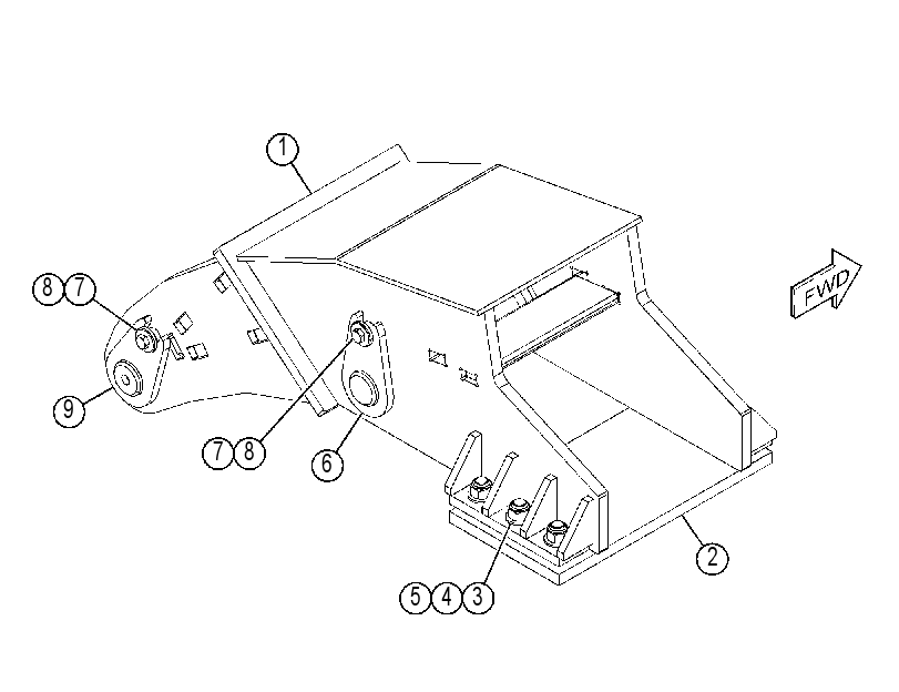 ADAPTER GP-WORK TOOL 4558586 CAT