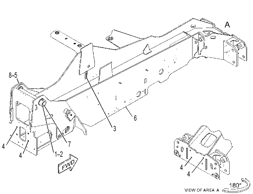 FRAME GP-MAIN 4424174 CAT
