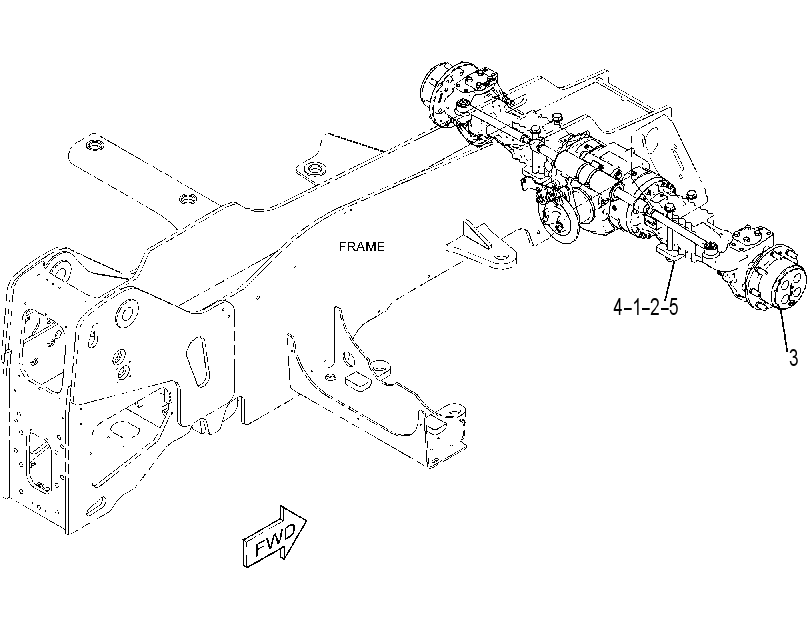 AXLE & MOUNTING GP 4406195 CAT