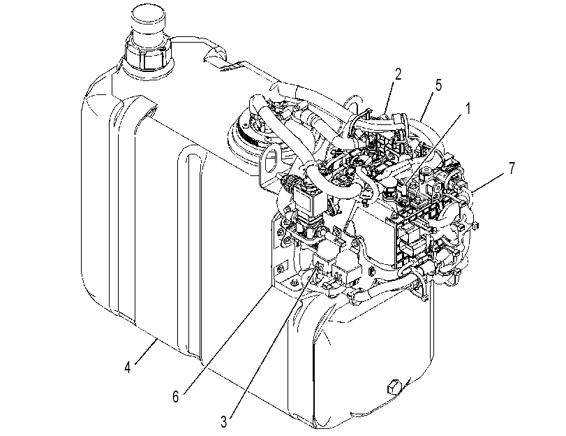 Модуль AdBlue (компоновка) 3965650 CAT