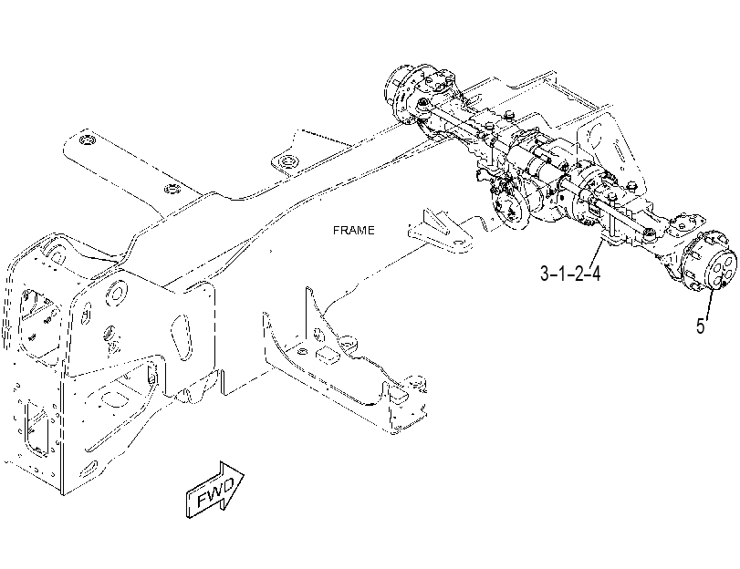 AXLE & MOUNTING GP 4368022 CAT