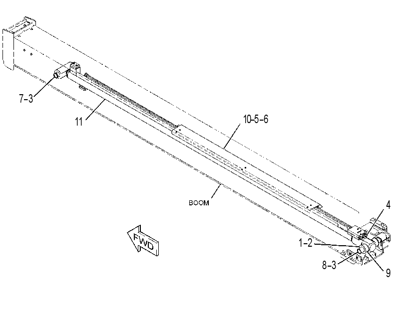 CYLINDER & MTG GP-BOOM 4507857 CAT