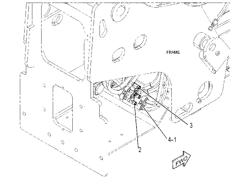 CONNECTOR GP-HYDRAULIC 4451439 CAT