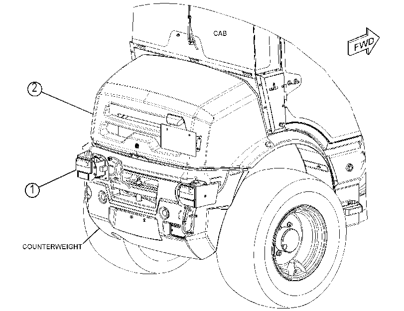 HOOD & LIGHTING GP 4224166 CAT