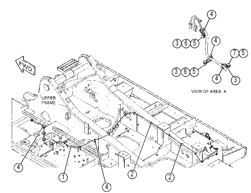 WIRING GP-MEDIUM PRESSURE 3778253 CAT