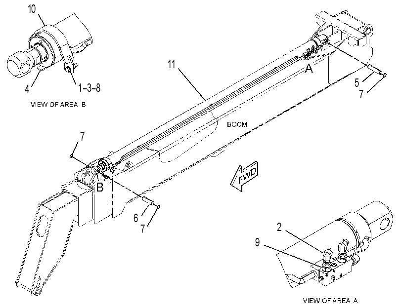 CYLINDER & MTG GP-TELESCOPING 4450056 CAT