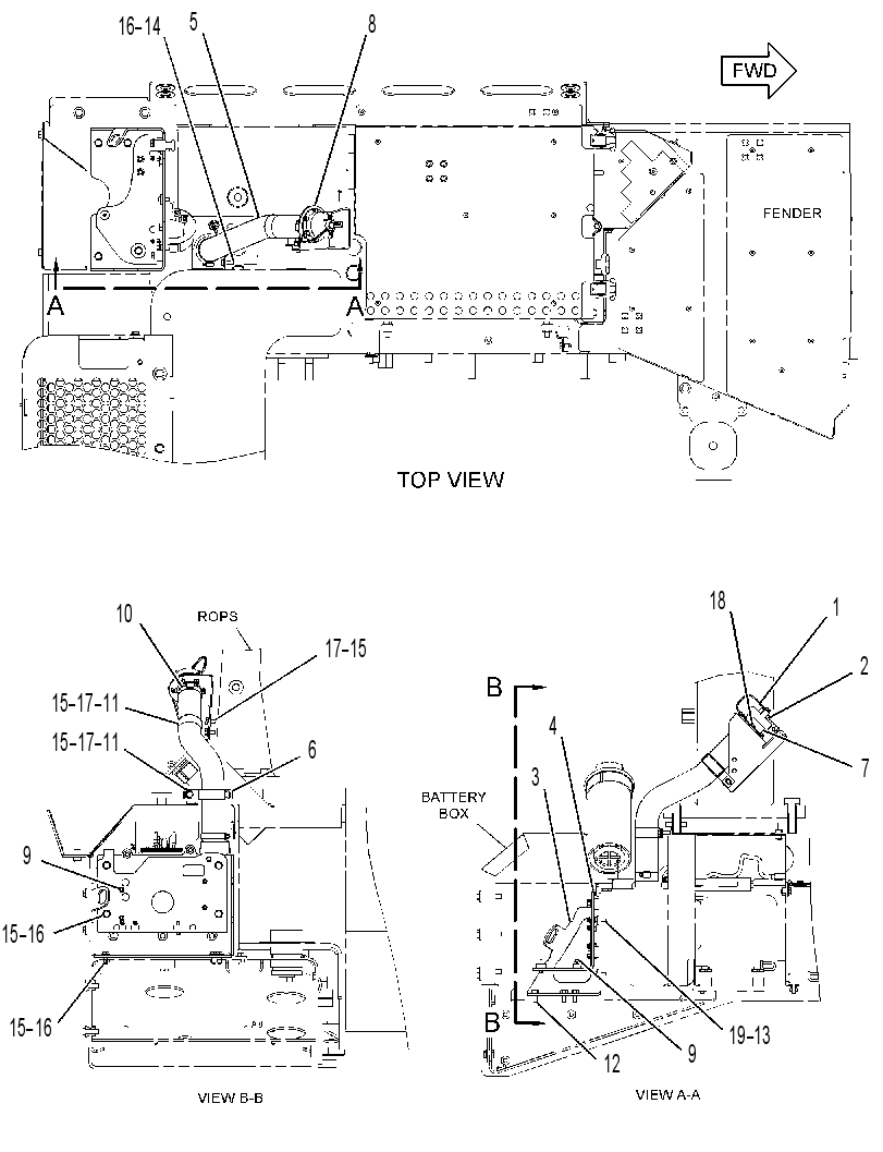 MOUNTING GP-DEF TANK 3753320 CAT
