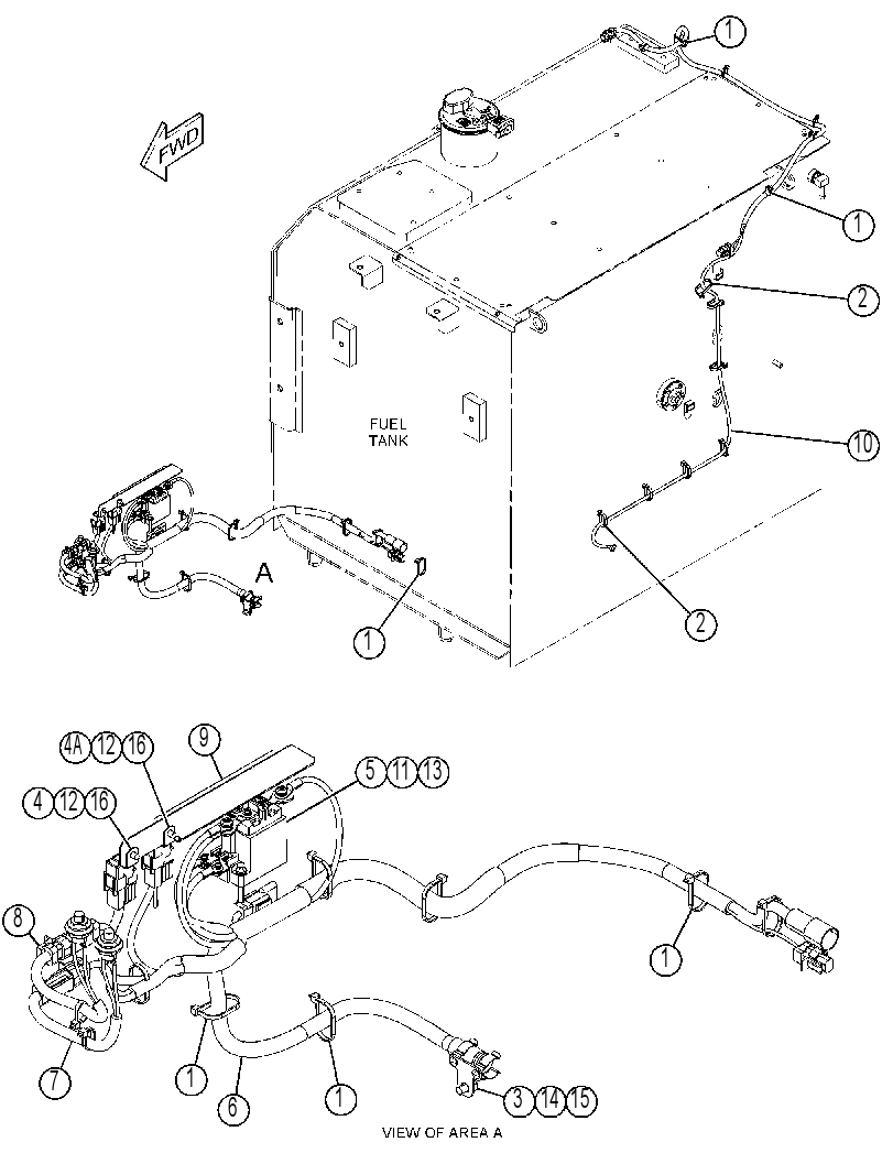 WIRING GP-REFUELING PUMP 4525723 CAT