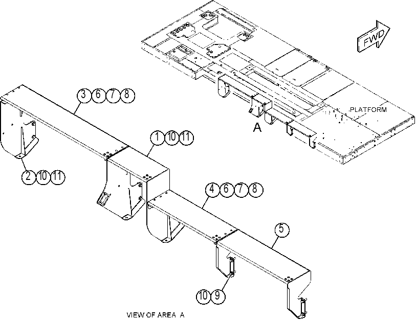 PLATFORM GP-REAR 4422524 CAT