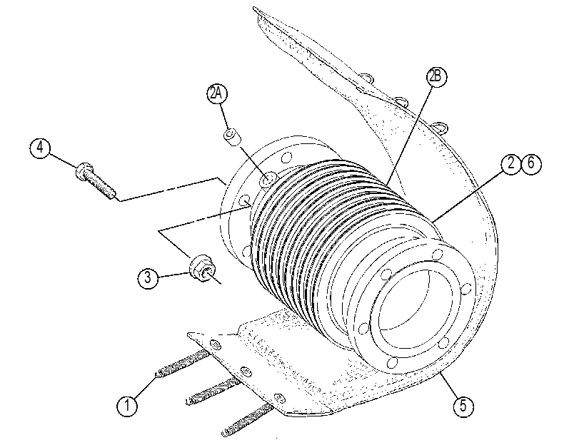 EXHAUST GP-FLEXIBLE 1984217 CAT