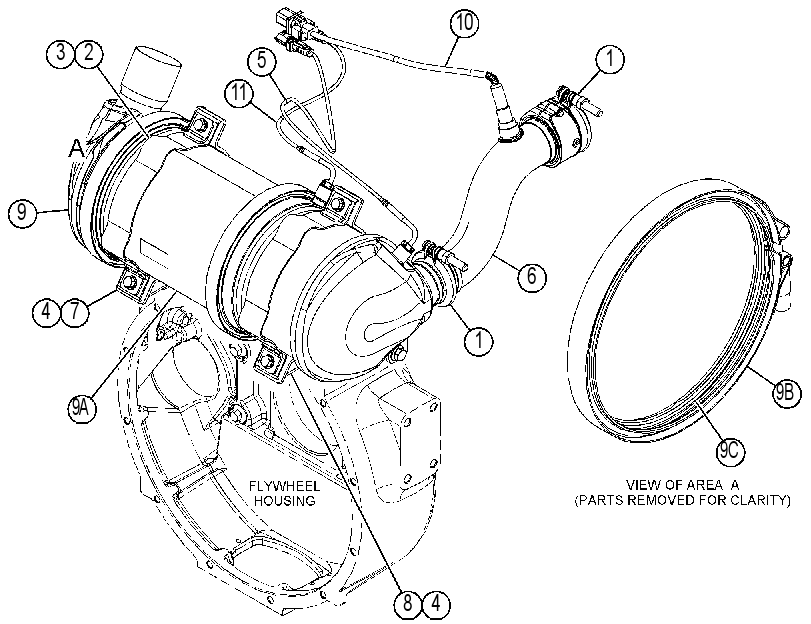FILTER AS-DIESEL PARTICULATE 4302668 CAT