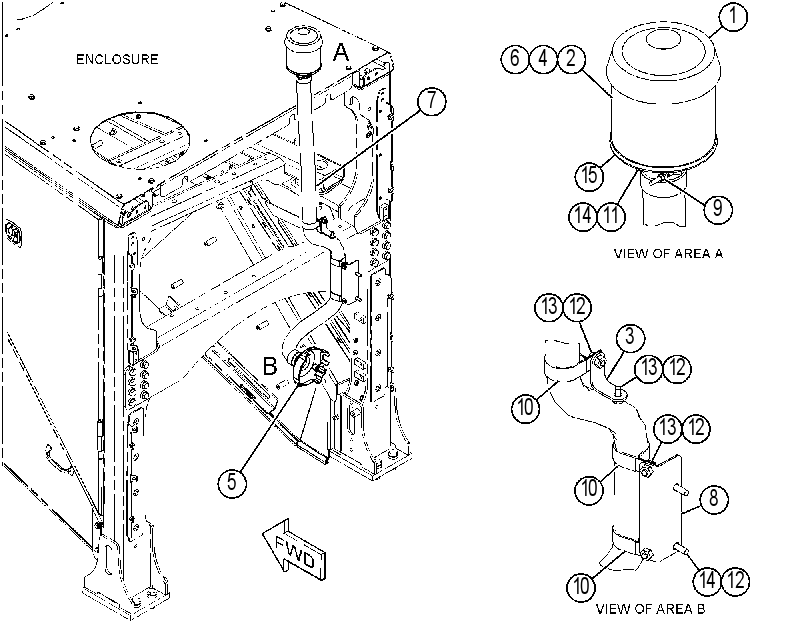 LINES GP-ALTERNATOR AIR 3475214 CAT