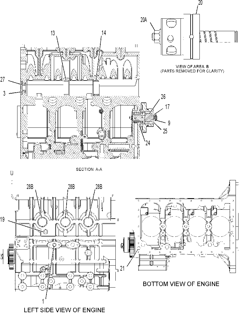 Блок цилиндров 3994715 CAT