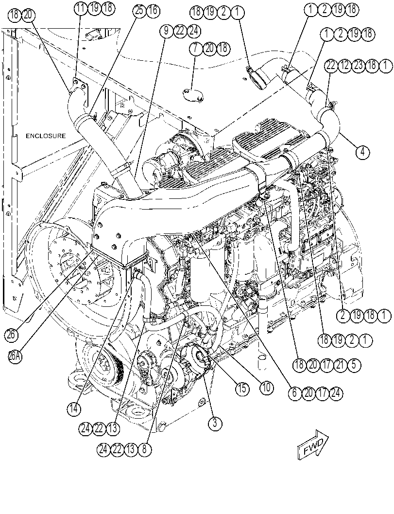 DUCT GP-VENTILATION 4178845 CAT