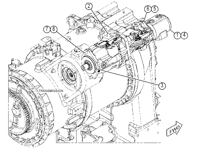 PUMP & MTG GP-STEERING & XMSN 3862164 CAT