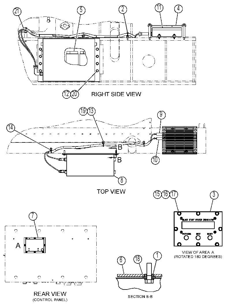 CONTROL GP-START/STOP 3962208 CAT