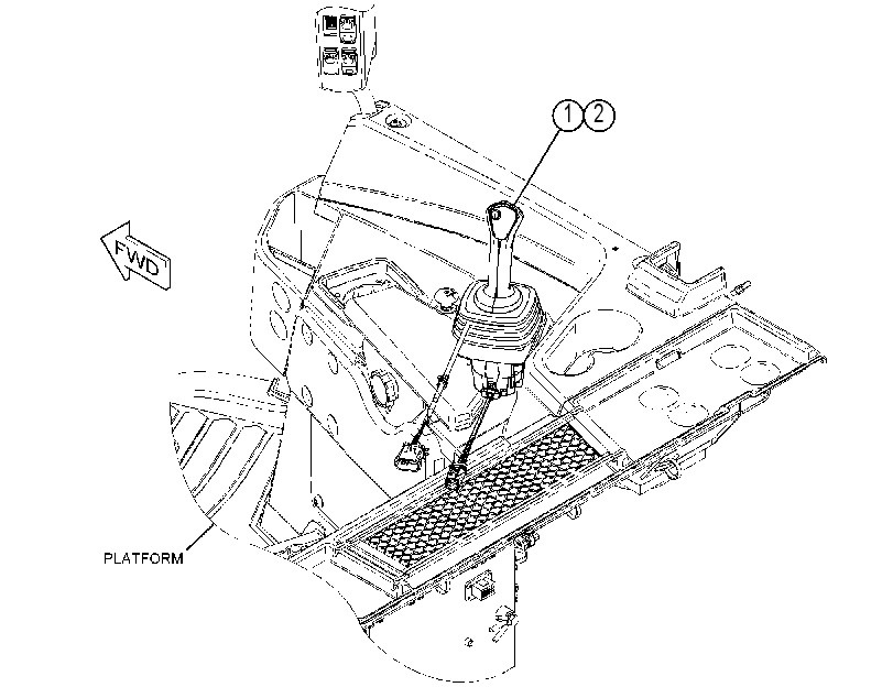 CONTROL GP-IMPLEMENT 3887127 CAT