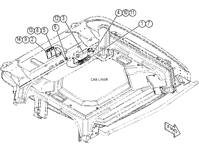 WIRING GP-TIRE MONITORING 3788633 CAT
