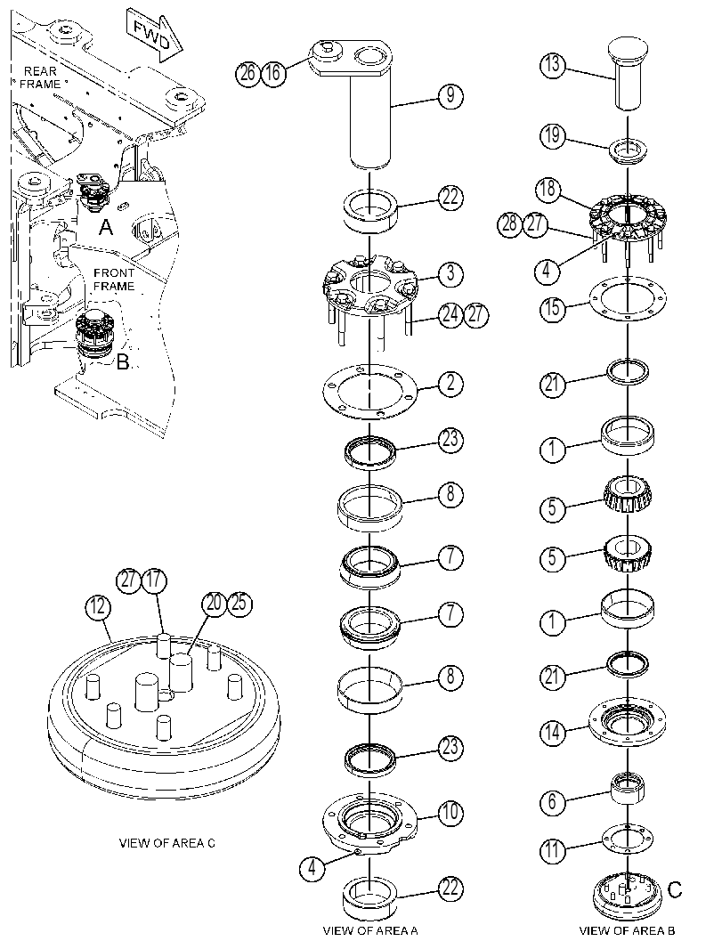 Сцепка шарнирная 4203480 CAT