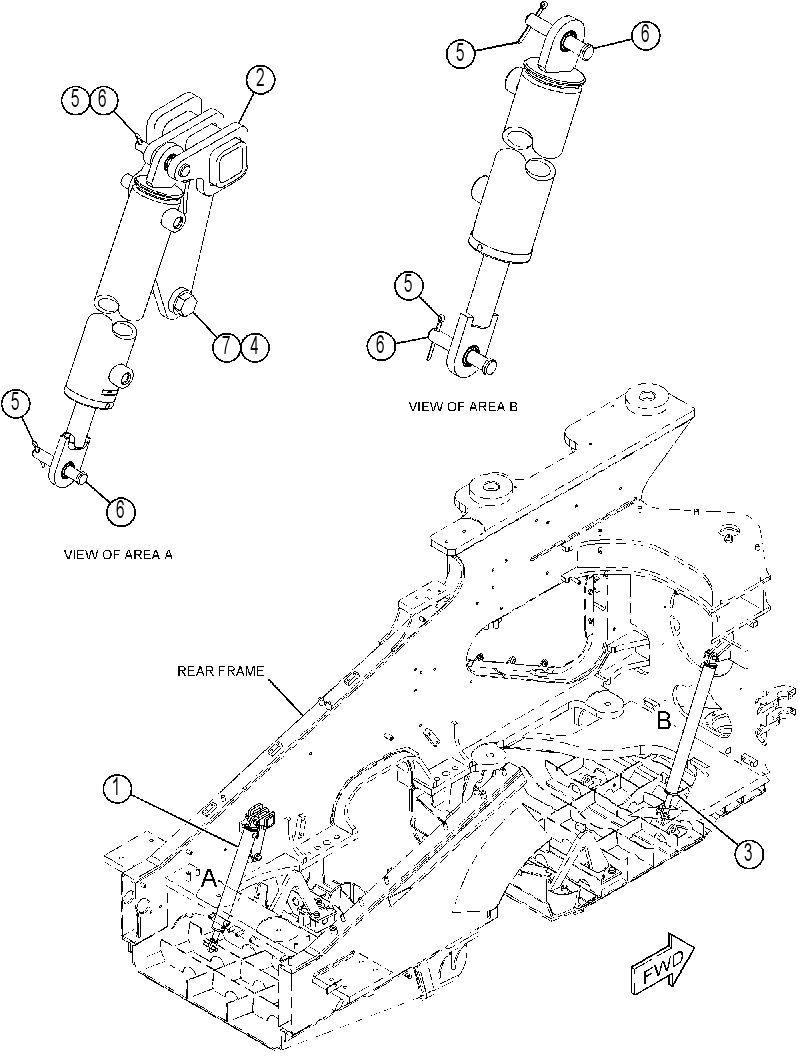 CYLINDER & MTG GP-GUARD 3862142 CAT