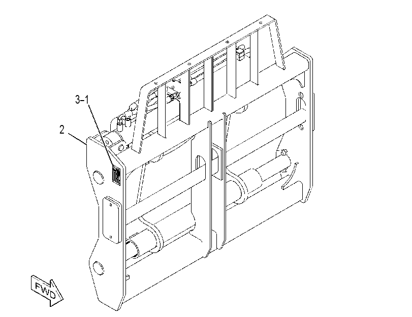 CARRIAGE AR-FORK 3512520 CAT