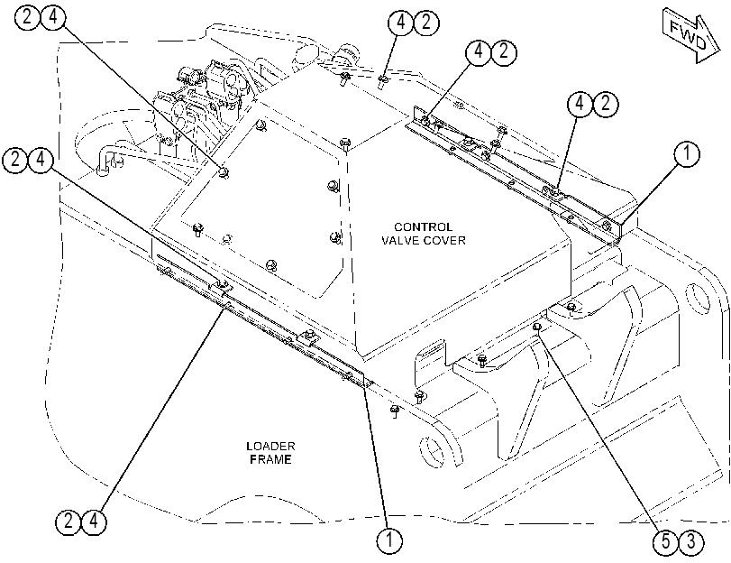 COVER GP-CONTROL VALVE 4286664 CAT