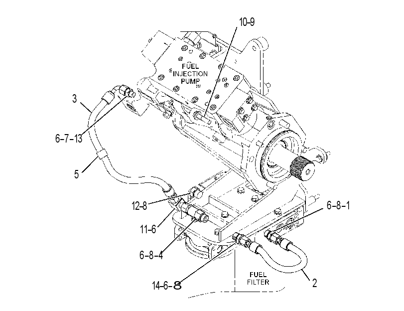 LINES GP-FUEL DRAIN 3276375 CAT