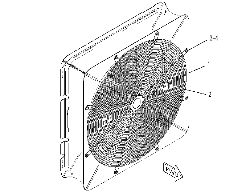SHROUD GP-RADIATOR 3971365 CAT