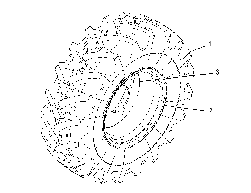 Шина с диском 3118244 CAT