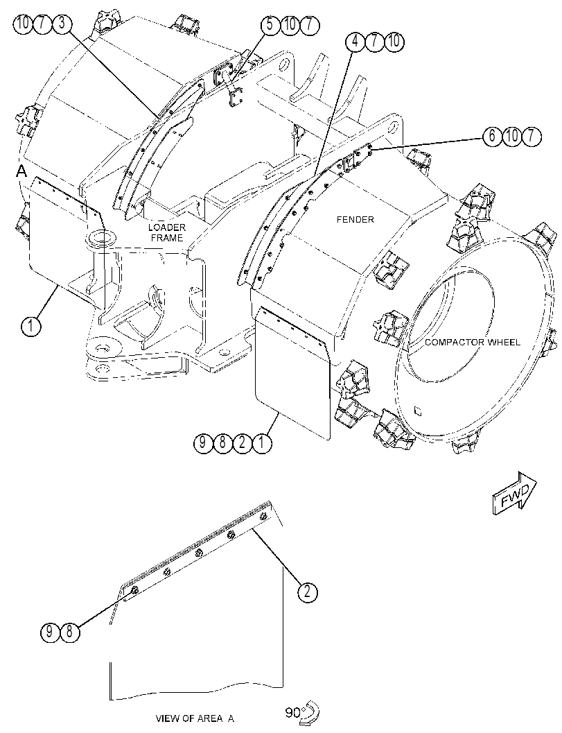 MOUNTING GP-BRACKET 4286670 CAT