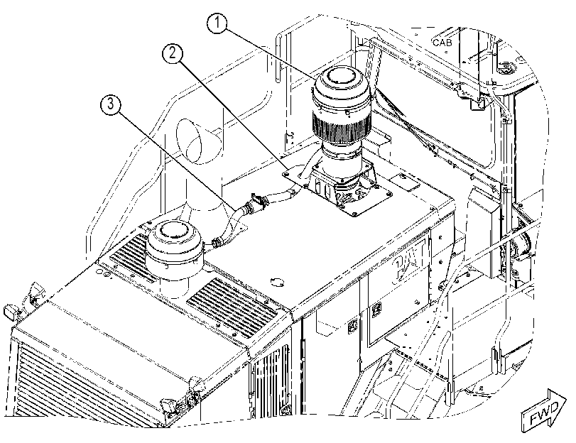 PRECLEANER AR 4176325 CAT