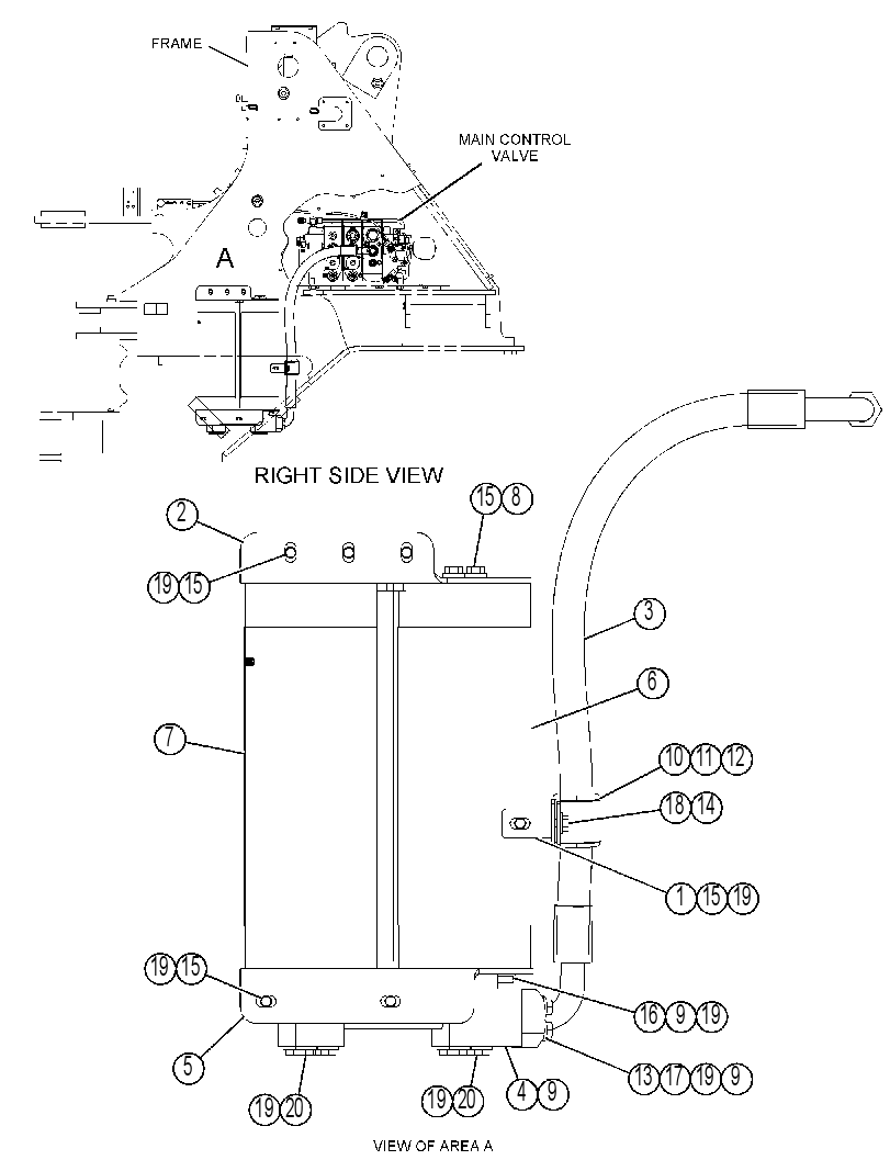 CONTROL & LINES GP-RIDE 3949938 CAT