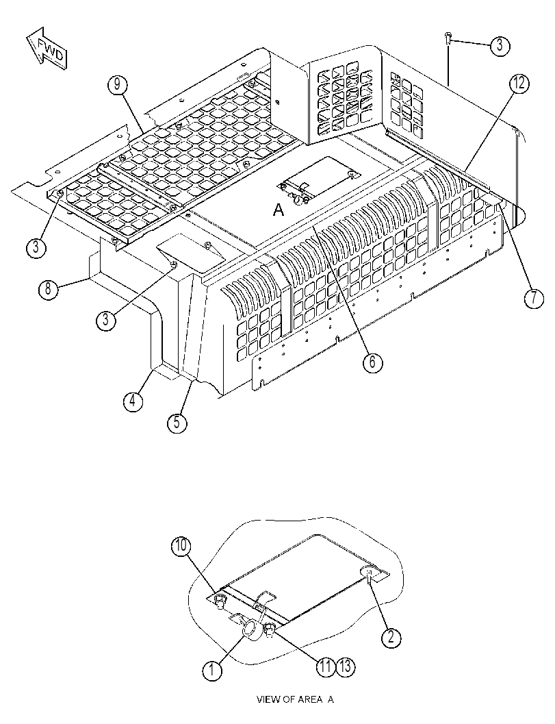 HOOD AS-ENGINE 4253266 CAT
