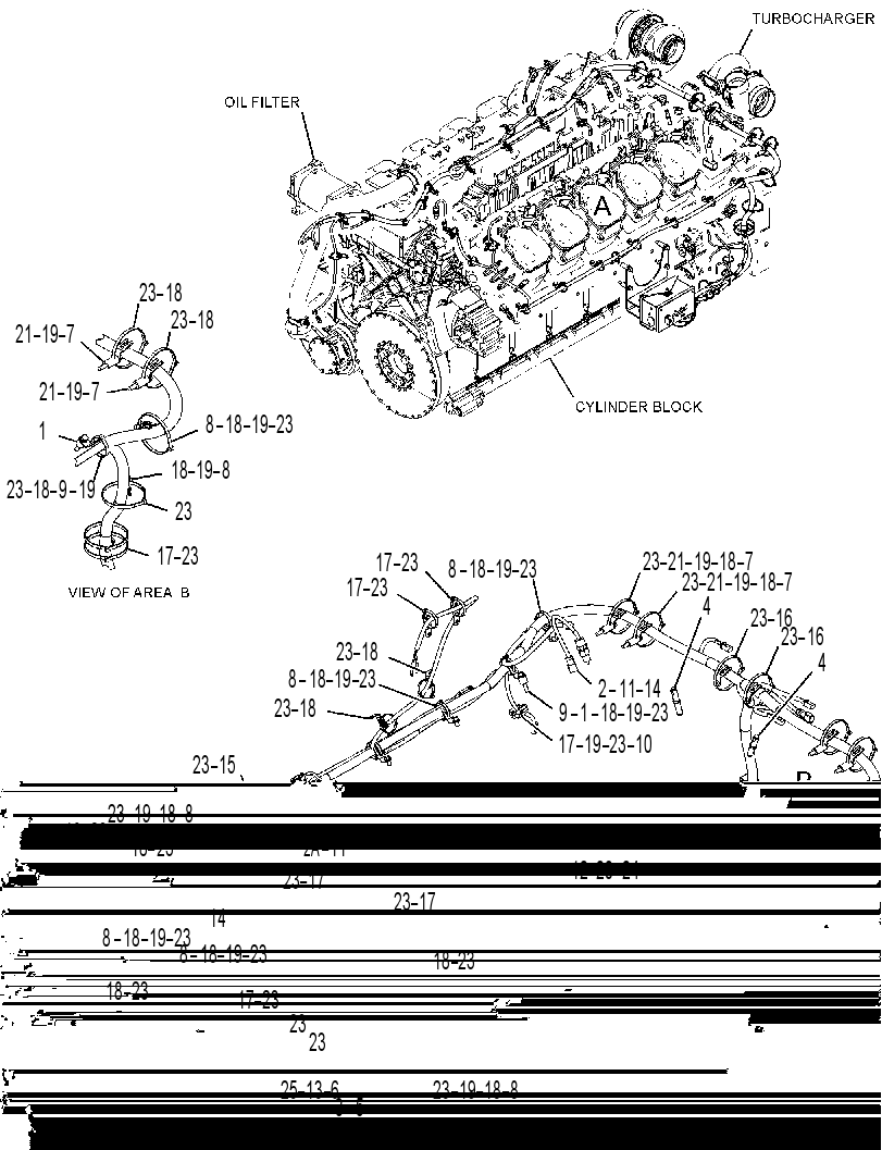 Проводка двигателя 4151145 CAT