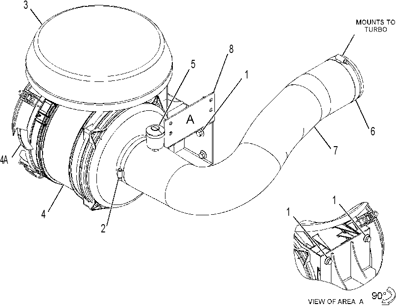 FILTER GP-AIR 3851644 CAT